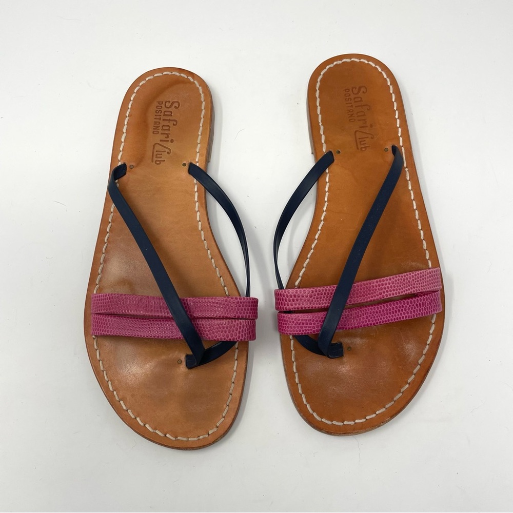 SAFARI CLUB POTSITANO Woman’s Leather Sandals Size 41